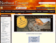 Tablet Screenshot of northwestrockandfossil.org